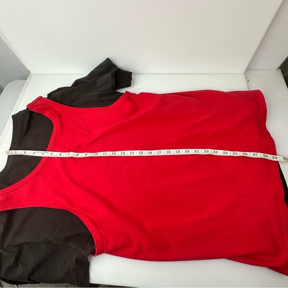 Vintage Michael Jordan Layered Tank Top Shirt Starter Size L 90s - Picture 9 of 9